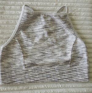 Aerie intimate and sportswear High Neck Mesh Sports Bra